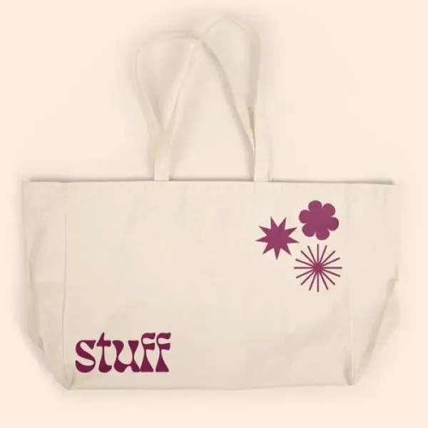 BABS Oversized Tote Natural Canvas - 20" x 13.5" x 6.5"... from ASI 74710 Numo