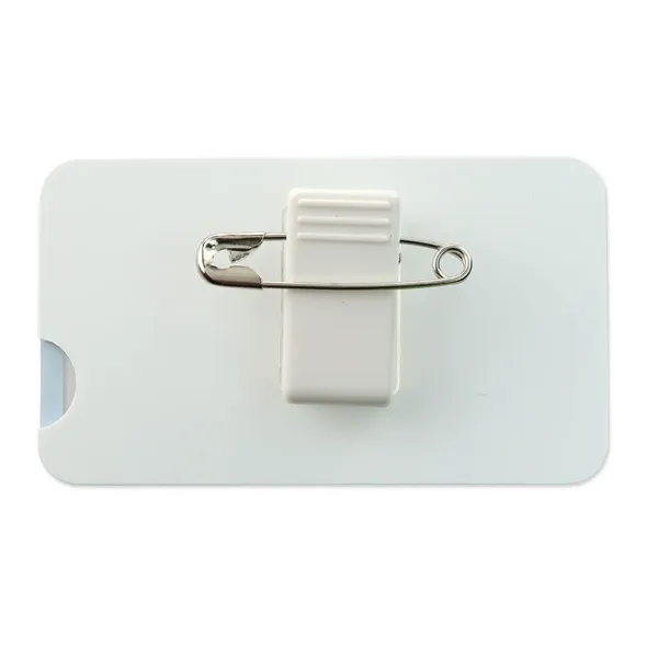 Reusable, professional looking, personalized name badges in an instant! Printed in... from ASI 79898 Promovision / PROMOVISION