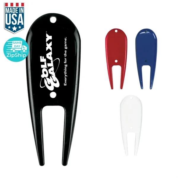 1" x 2 3/4" ABS plastic golf divot fixer with customization.... from ASI 57653 Gold Bond