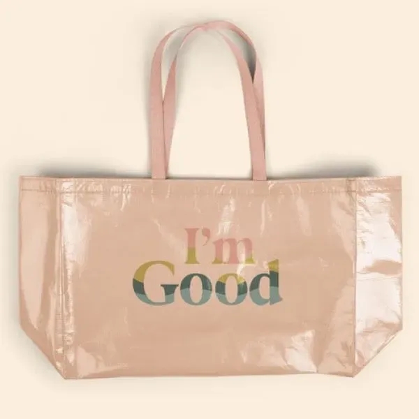 BABS Oversized Tote Laminated Non-Woven RPET - 20" x 13.5" x... from ASI 74710 Numo