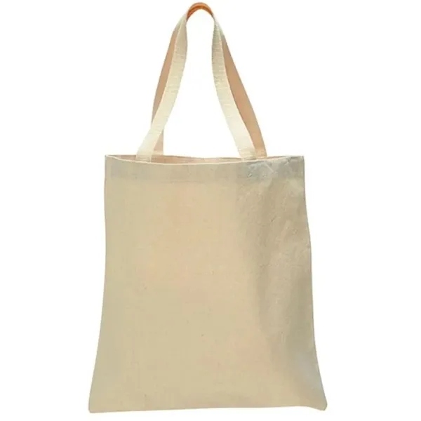 Natural canvas convention tote ideal for trade shows, conferences, and giveaways.... from ASI 67075 Leprechaun Promotions, LLC