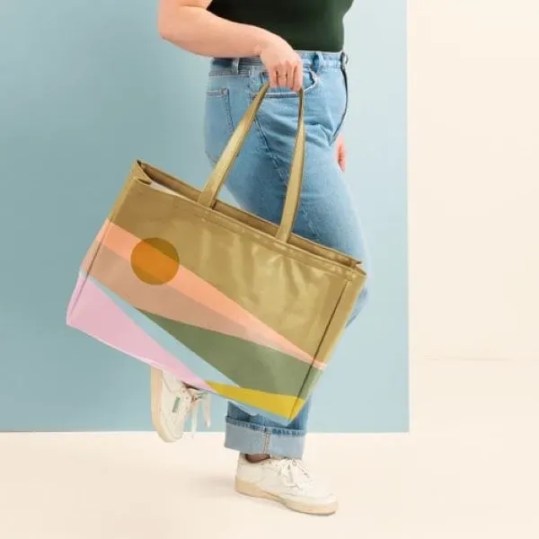 BABS Oversized Tote Vegan Leather - 20" x 13.5" x 6.5"... from ASI 74710 Numo