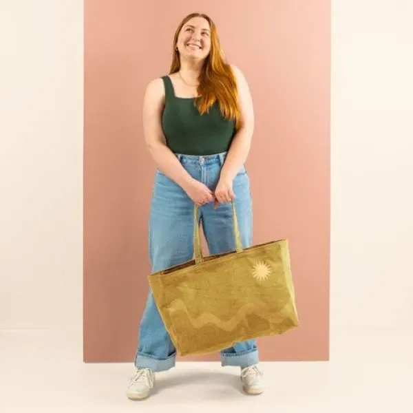 BABS Oversized Tote Corduroy - 20" x 13.5" x 6.5"... from ASI 74710 Numo