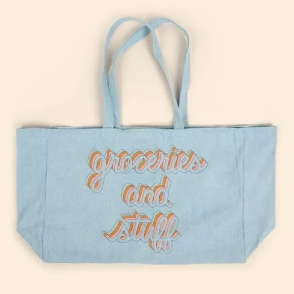 BABS Oversized Tote Denim - 20" x 13.5" x 6.5"... from ASI 74710 Numo