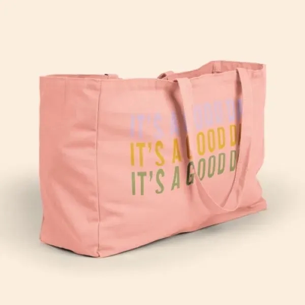 BABS Oversized Tote Colored Canvas - 20" x 13.5" x 6.5"... from ASI 74710 Numo