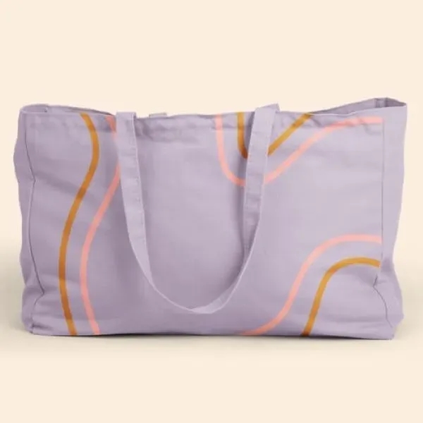 BABS Oversized Tote Colored Canvas - 20" x 13.5" x 6.5"... from ASI 74710 Numo