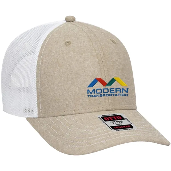 OTTO 6-Panel Low Profile Mesh Back Trucker Hat... from ASI 30208 A P Specialties / AP Specialties