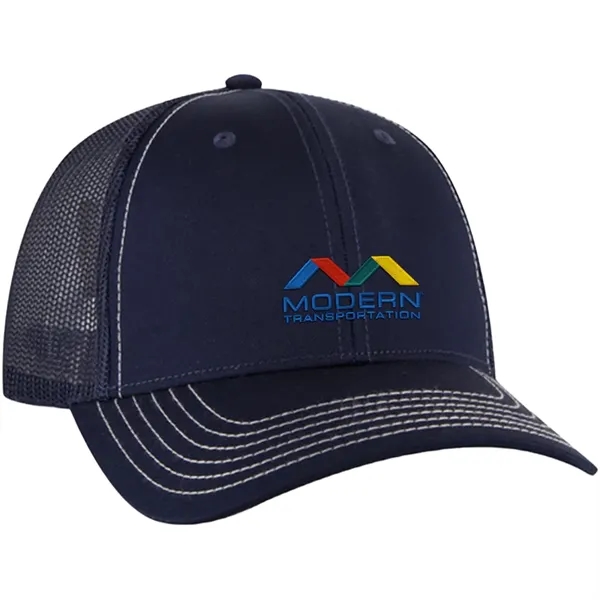 OTTO 6-Panel Low Profile Mesh Back Trucker Hat... from ASI 30208 A P Specialties / AP Specialties