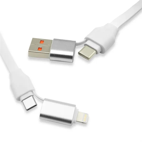 Retractable cable with interchangeable connectors, data... from ASI 91435 Tomax USA