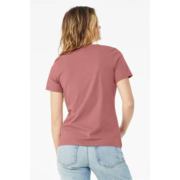 BELLA+CANVAS Women's Relaxed Jersey Short Sleeve V-Neck Tee.... from ASI 84863 SanMar