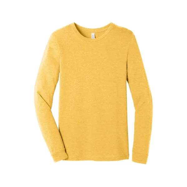 BELLA+CANVAS Unisex Heather CVC Long Sleeve Tee... from ASI 84863 SanMar