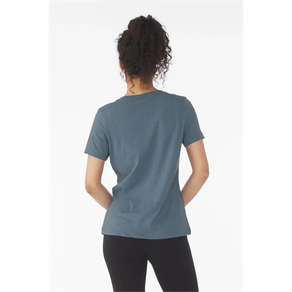 BELLA+CANVAS Women's Relaxed Heather CVC V-Neck Tee... from ASI 84863 SanMar