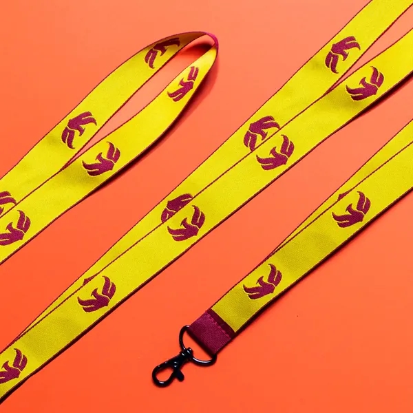1/2", 3/4" or 1" Woven Lanyards allows you to choose the... from ASI 61966 HPG / BCG Creations HPG Gold