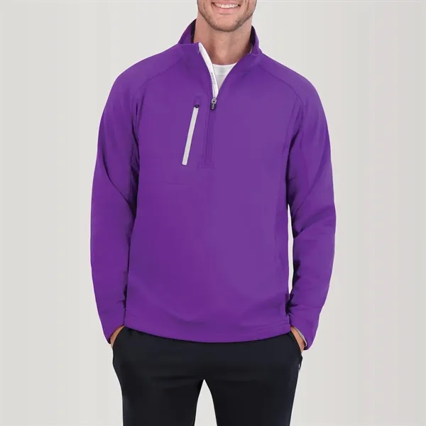 Zero Restriction men's Z500 quarter-zip pullover soft with functional trims.... from ASI 38120 Ball Pro / Diversified Quality Kitchenware