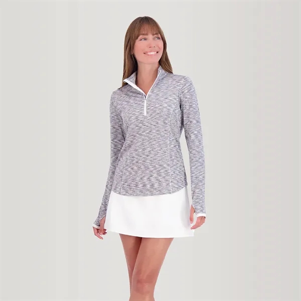 Women's Shae quarter-zip pullover with mock collar.... from ASI 38120 Ball Pro / Diversified Quality Kitchenware / Branded Apparel Designs