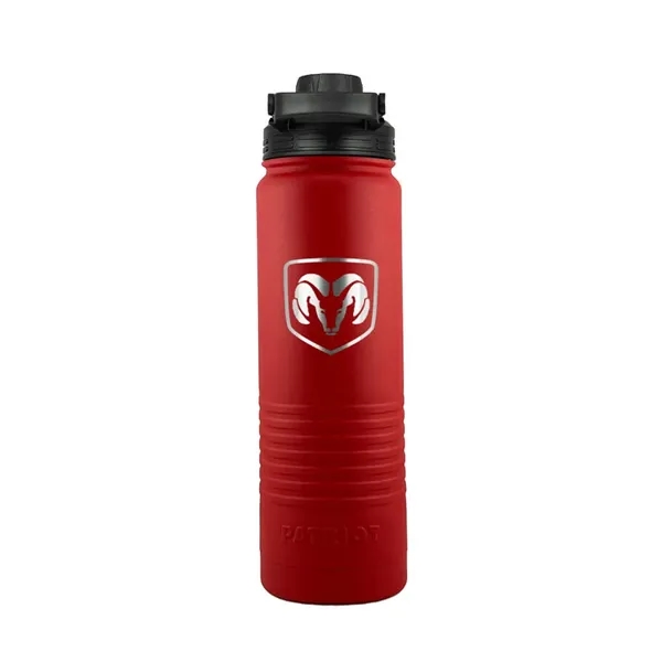 The Patriot 24oz Stainless Steel Bottle is constructed with the highest... from ASI 61005 Hirsch Gift Inc