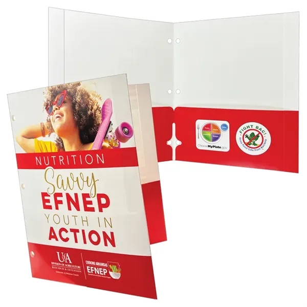 3-Hole School Folder with Reinforced Edges fits into a binder... from ASI 32050 Admore / Admore®