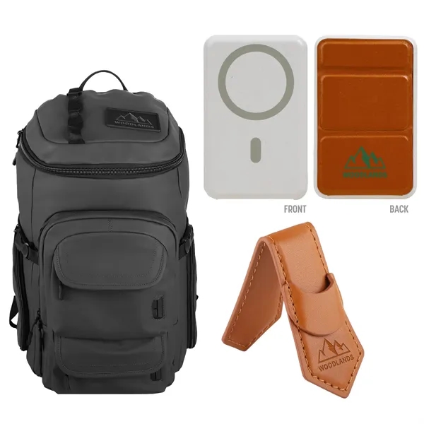 Adventure meets eco-friendly! Recycled Mission Pack Backpack, Terratone Wireless Powerbank, and... from ASI 61966 HPG / OrigAudio