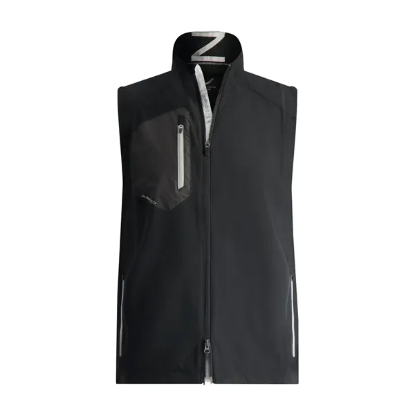 Zero restriction men's z700 full zip vest made of lightweight polyester/spandex... from ASI 38120 Ball Pro / Diversified Quality Kitchenware / Branded Apparel Designs