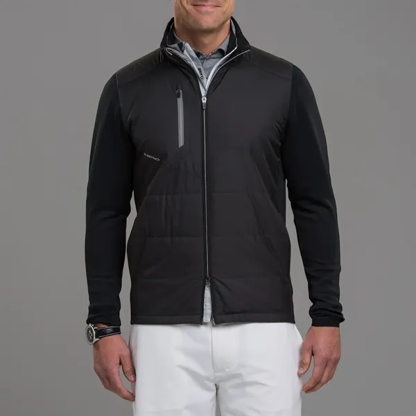 Men's full zip jacket made up of 100% polyester with lightly... from ASI 38120 Ball Pro / Diversified Quality Kitchenware / Branded Apparel Designs