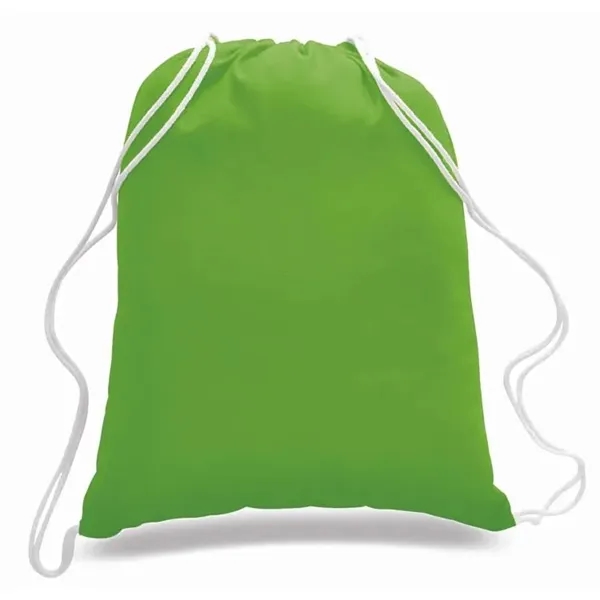 Canvas drawstring backpack ideal for events, giveaways, and everyday use. Durable,... from ASI 67075 Leprechaun Promotions, LLC
