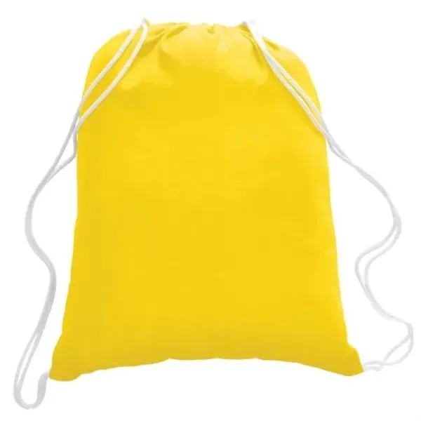 Canvas drawstring backpack ideal for events, giveaways, and everyday use. Durable,... from ASI 67075 Leprechaun Promotions, LLC
