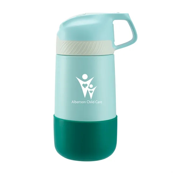 Leak-proof, lightweight kids bottle with easy-open lid, BPA-free 316 stainless steel,... from ASI 64845 Kin Image Inc / Himmers International Inc. DBA Kin Image Inc