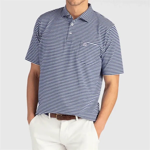A bold striped knit polo made from the softest Peruvian Pima... from ASI 38120 Ball Pro / Diversified Quality Kitchenware / Branded Apparel Designs