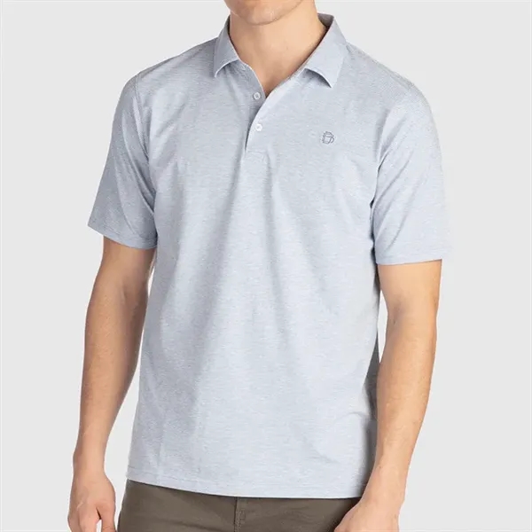 A striped knit polo made from the softest Peruvian Pima Cotton... from ASI 38120 Ball Pro / Diversified Quality Kitchenware / Branded Apparel Designs