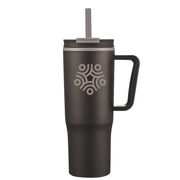 30oz travel mug with a handle and a straw... from ASI 90807 Tekweld