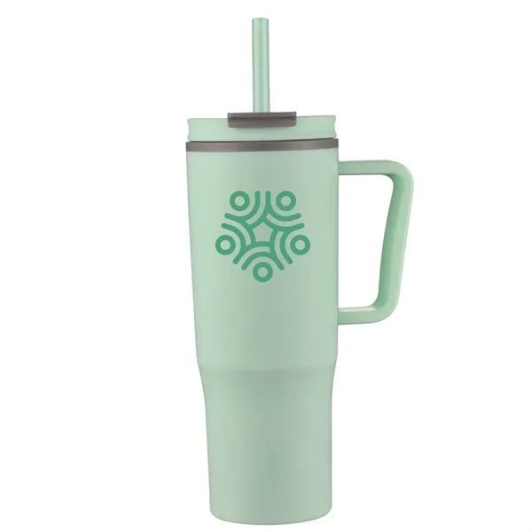 30oz travel mug with a handle and a straw... from ASI 90807 Tekweld
