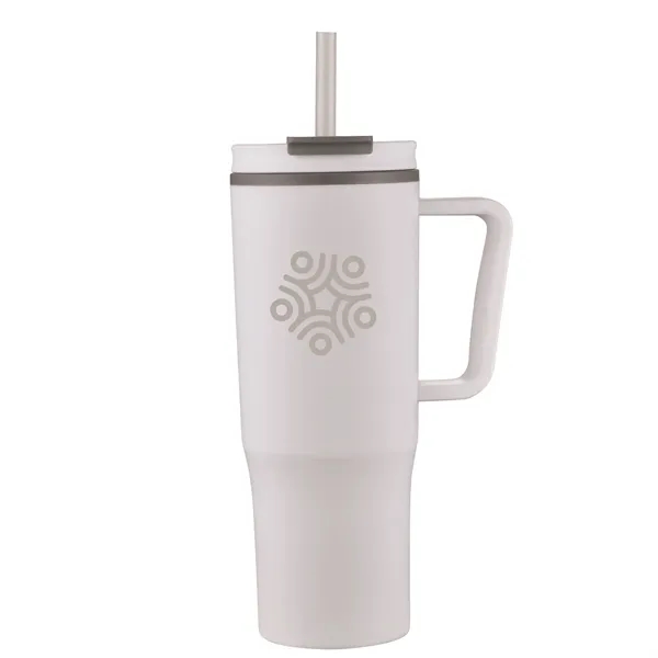 30oz travel mug with a handle and a straw... from ASI 90807 Tekweld