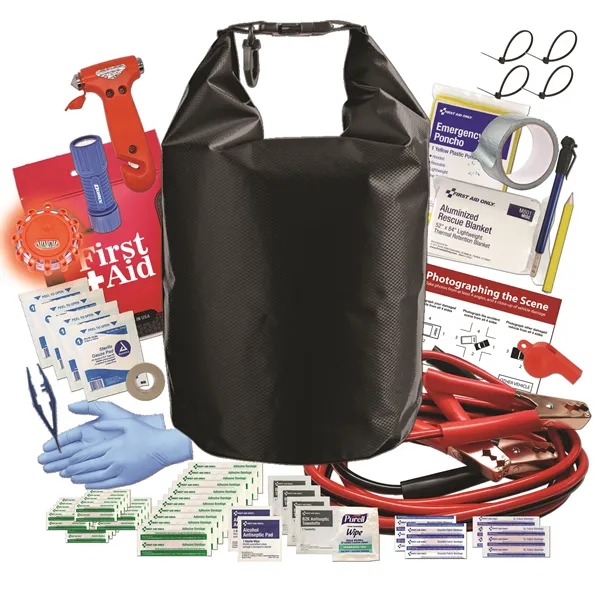 Auto kit with a 5-liter dry bag, clip handle, carabiner hook,... from ASI 84514 Safety Made