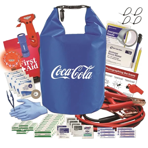 Auto kit with a 5-liter dry bag, clip handle, carabiner hook,... from ASI 84514 Safety Made