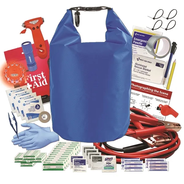 Auto kit with a 5-liter dry bag, clip handle, carabiner hook,... from ASI 84514 Safety Made