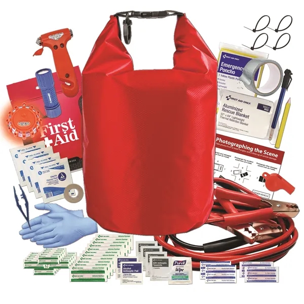 Auto kit with a 5-liter dry bag, clip handle, carabiner hook,... from ASI 84514 Safety Made