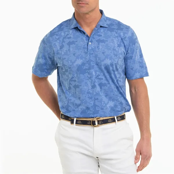 This printed tie dye jersey knit polo features Peruvian Pima Cotton.... from ASI 38120 Ball Pro / Diversified Quality Kitchenware / Branded Apparel Designs