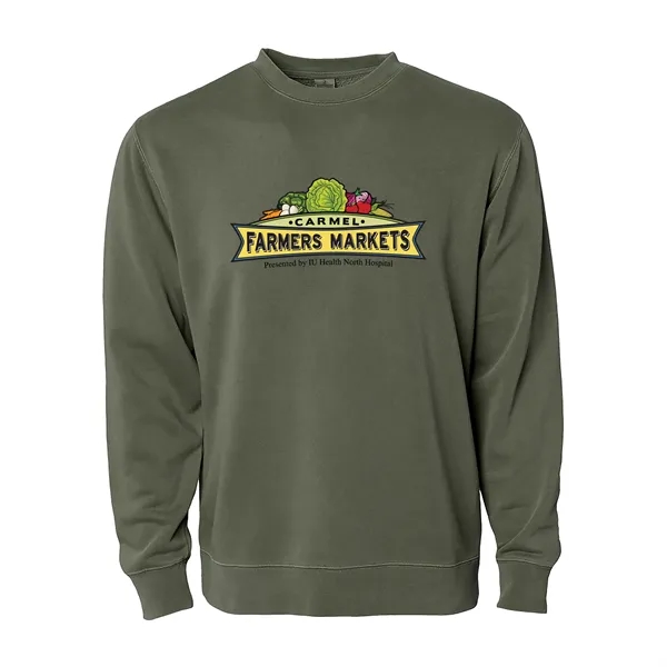 Midweight Pigment Dyed Crew Neck... from ASI 30208 A P Specialties / AP Specialties