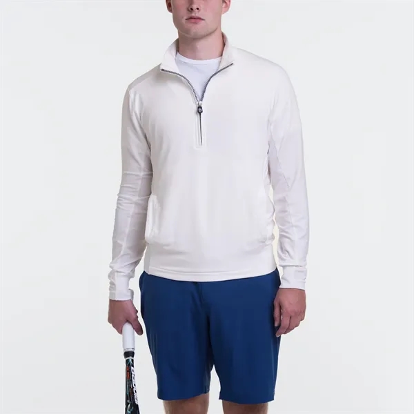 Half-zip pullover made of super soft, quick dry technical blend French... from ASI 38120 Ball Pro / Diversified Quality Kitchenware / Branded Apparel Designs
