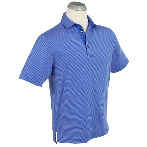Men's Performance Jersey Mini Feed-Stripe Polo.... from ASI 38120 Ball Pro / Diversified Quality Kitchenware / Branded Apparel Designs