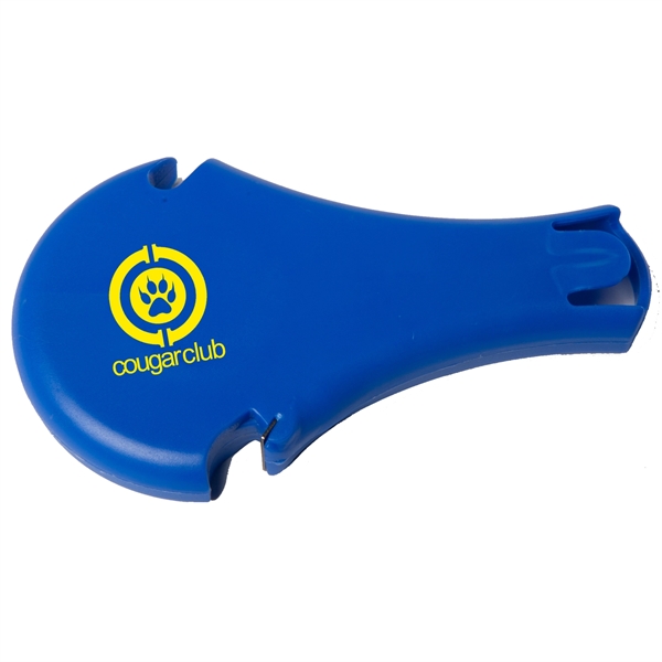 Multitask bottle and can opener with 4-in-1 design.... from ASI 52840 Evans Manufacturing