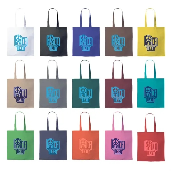 13.5" x 14.5" non-woven, reusable tote bag with 26.5" reinforced straps.... from ASI 88060 Snugz/USA Inc