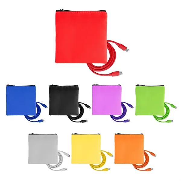 Colorful RPET C to C Cable Set... from ASI 30208 A P Specialties / AP Specialties