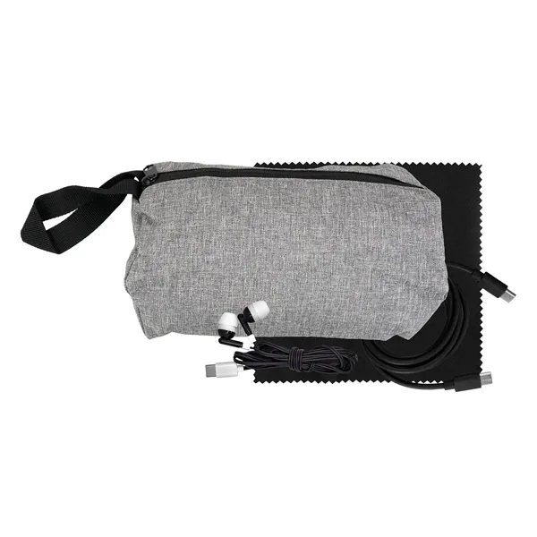 Travel C to C Cable, Ear Bud & Cloth Set... from ASI 30208 A P Specialties / AP Specialties