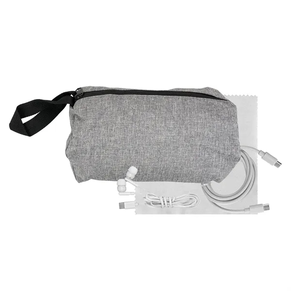 Travel C to C Cable, Ear Bud & Cloth Set... from ASI 30208 A P Specialties / AP Specialties