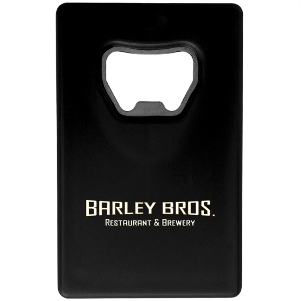 Bottle opener with credit card design.... from ASI 52840 Evans Manufacturing
