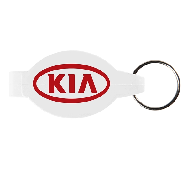 Elliptical Shape Bottle Opener Beverage Wrench with Key Ring.... from ASI 52840 Evans Manufacturing