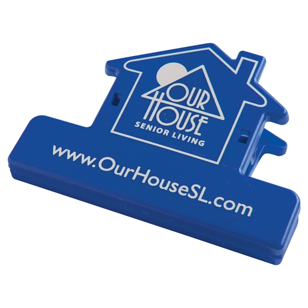 House shaped utility clip that holds food bags closed and document... from ASI 52840 Evans Manufacturing