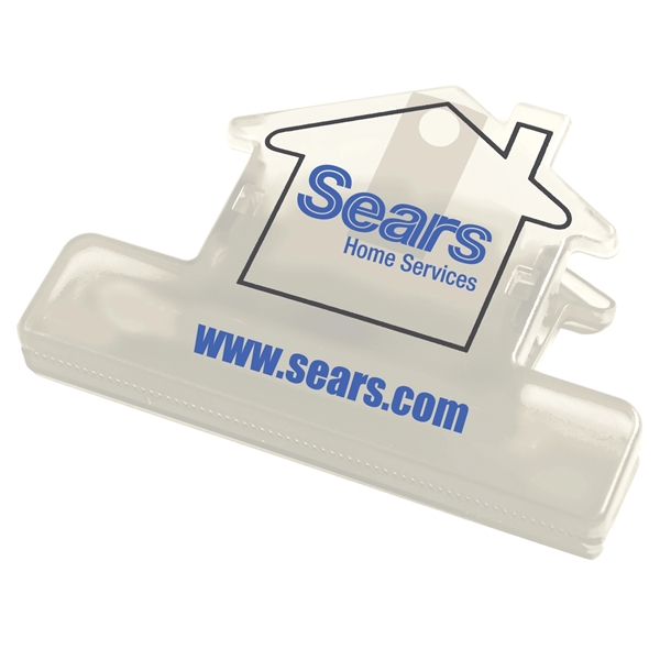 House shaped utility clip that holds food bags closed and document... from ASI 52840 Evans Manufacturing