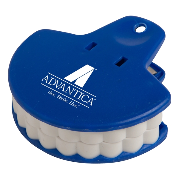 Teeth shaped utility clip, to hold papers, recipes, and tightly seal... from ASI 52840 Evans Manufacturing